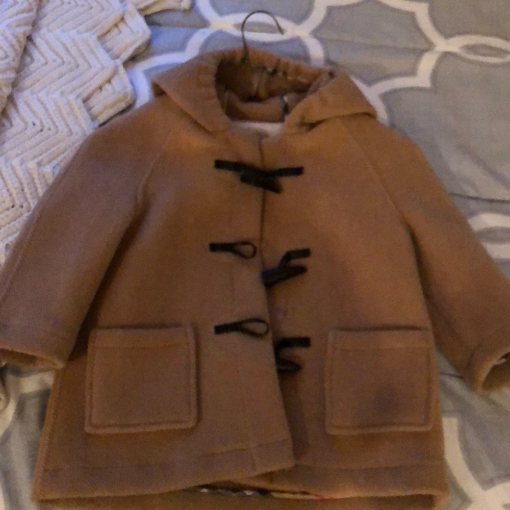Toddler Burberry toggle coat